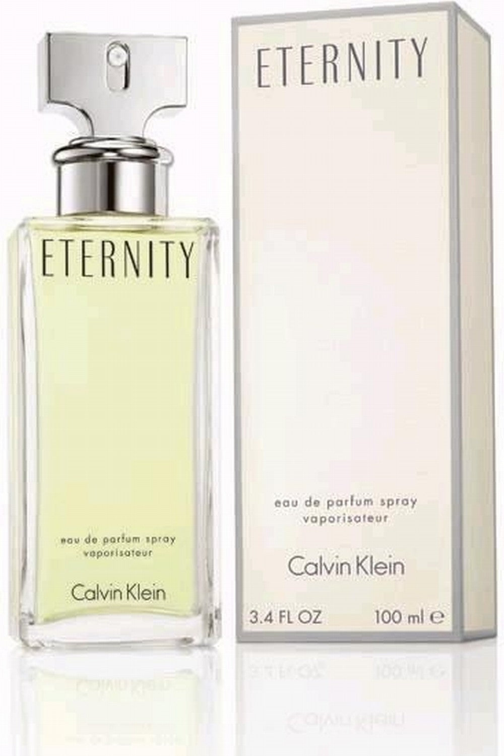CALVIN KLEIN - Eternity para mujer / 100 ml Eau De Parfum Spray