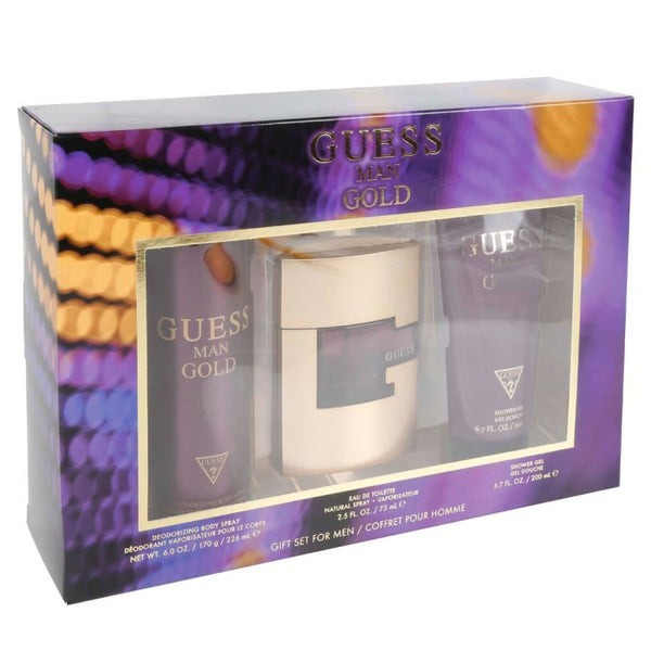 Guess Man Gold para Hombre / SET - 75 mL Eau de Toilette Spray