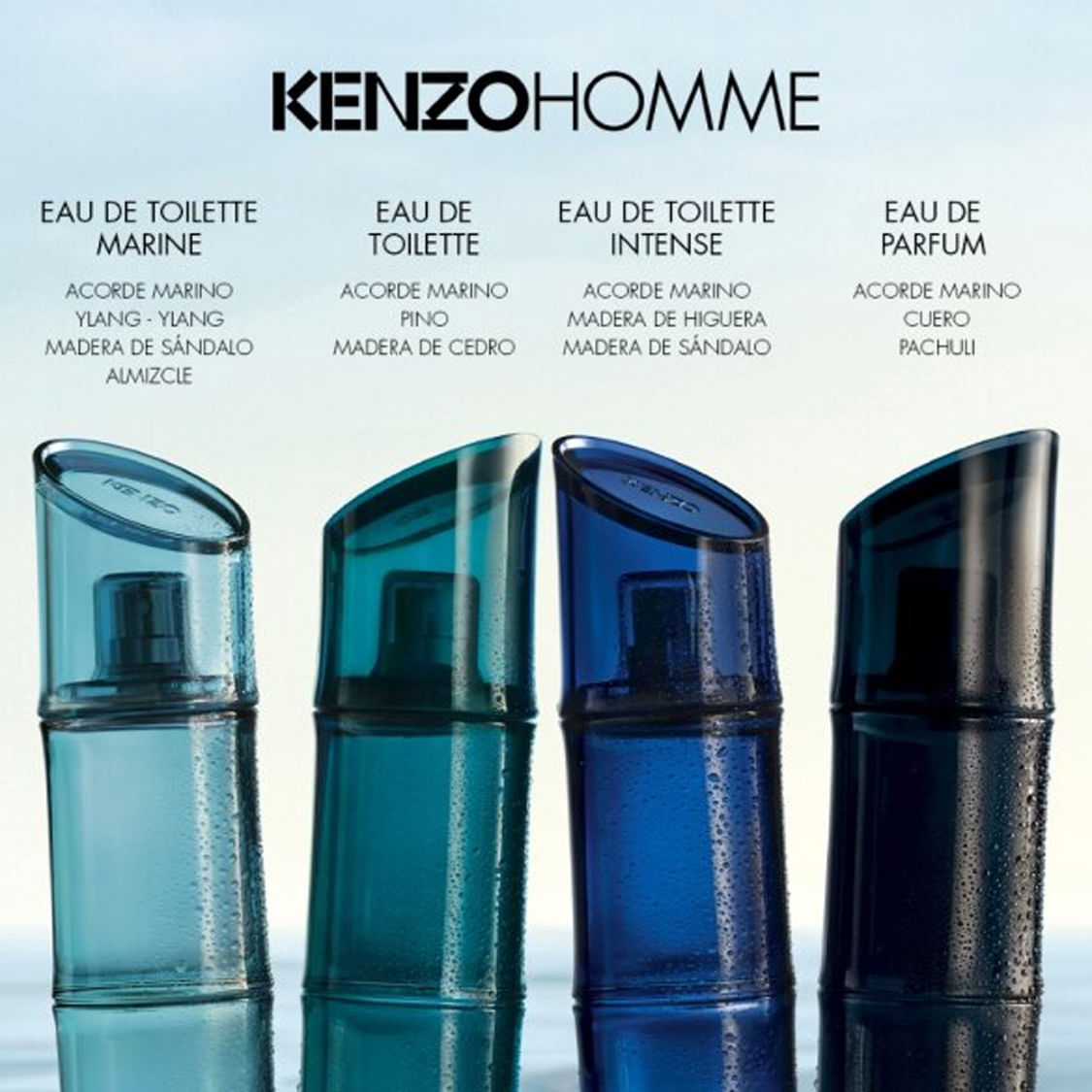 Kenzo Homme para hombre / SET - 110 ml Eau De Toilette Intense Spray