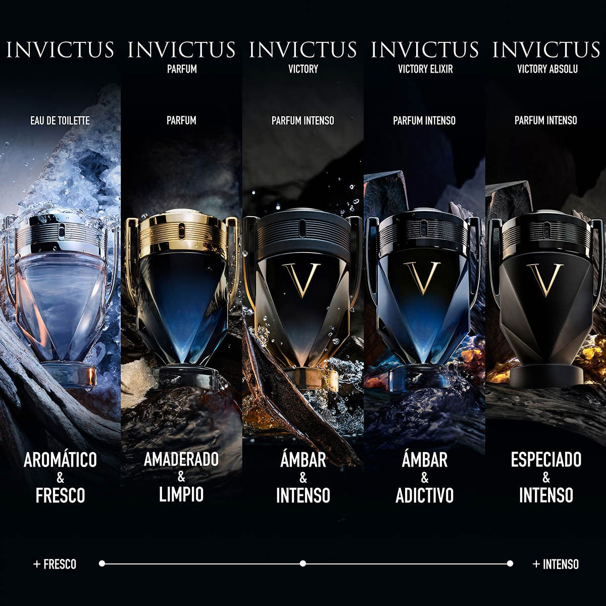 Invictus Victory Elixir para Hombre / 100 mL Parfum Intense Spray