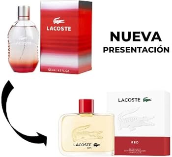 Lacoste Red para Hombre / 125 mL Eau de Toilette Spray