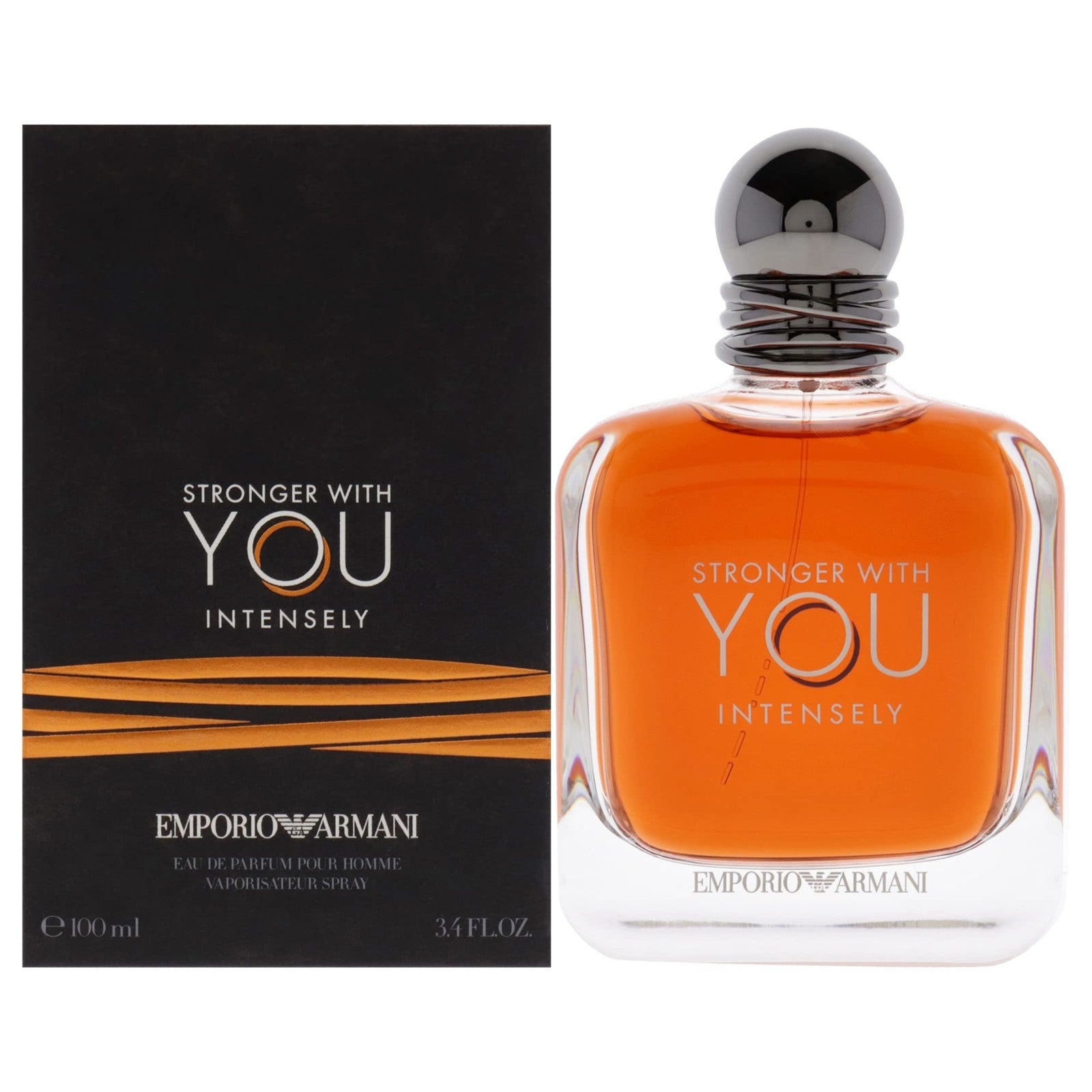 Emporio Armani Stronger With You Intensely para Hombre / 100 mL Eau de Parfum Spray