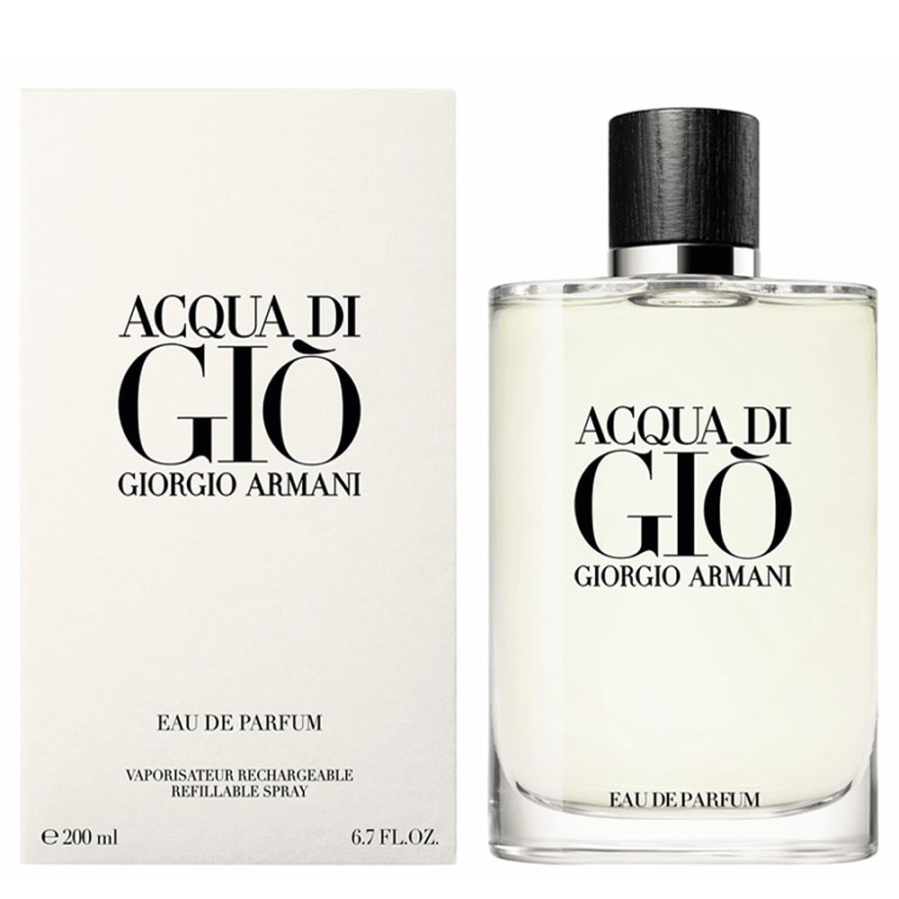 Acqua Di Gio para hombre / RECARGABLE - 200 ml Eau De Parfum Spray