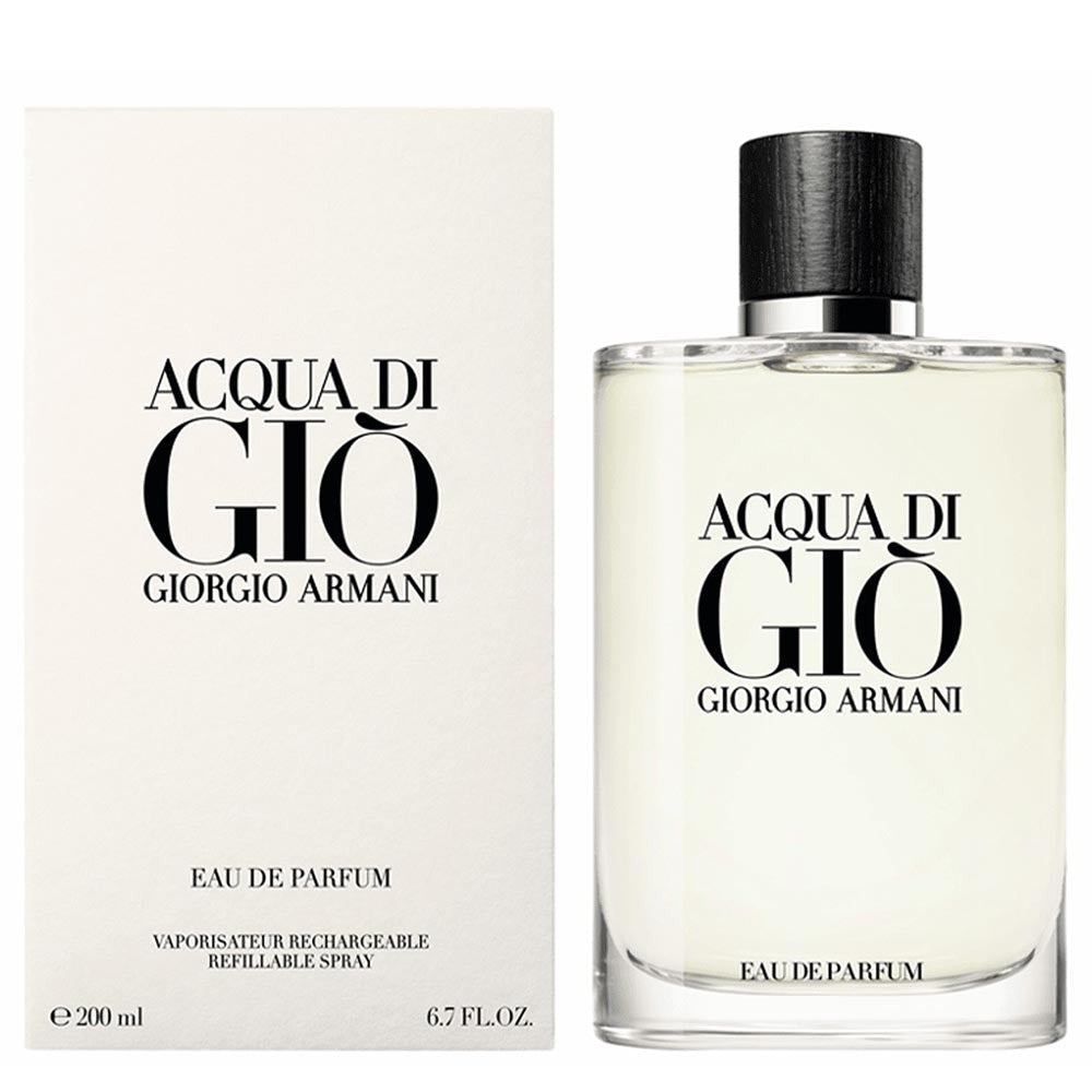 Acqua di Giò para Hombre / 200 mL Eau de Parfum Spray RECARGABLE