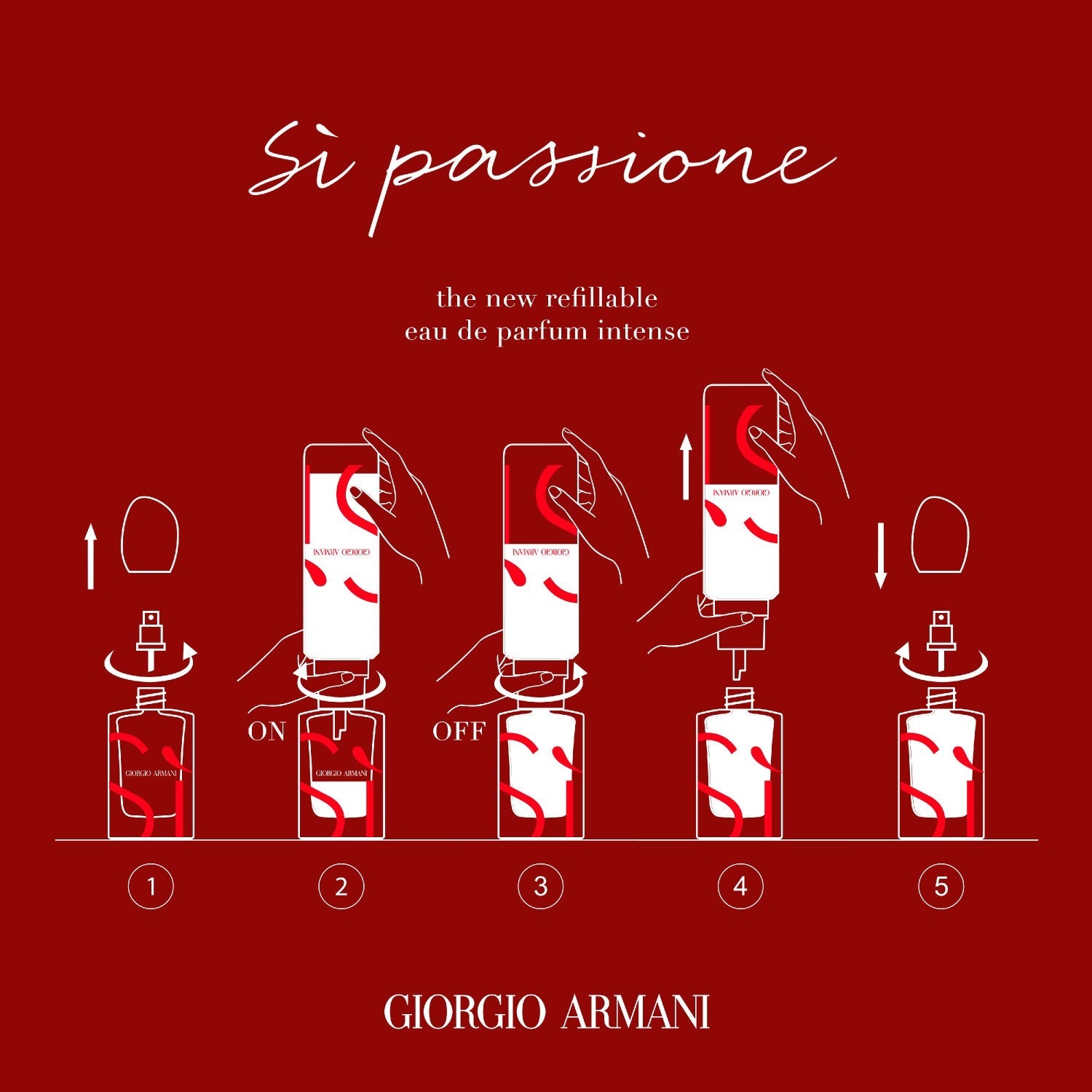 Sì Passione Intense para Mujer / 100 mL Eau De Parfum Intense Spray