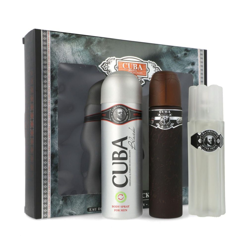 Cuba Black para Hombre / SET - 100 mL Eau de Toilette Spray