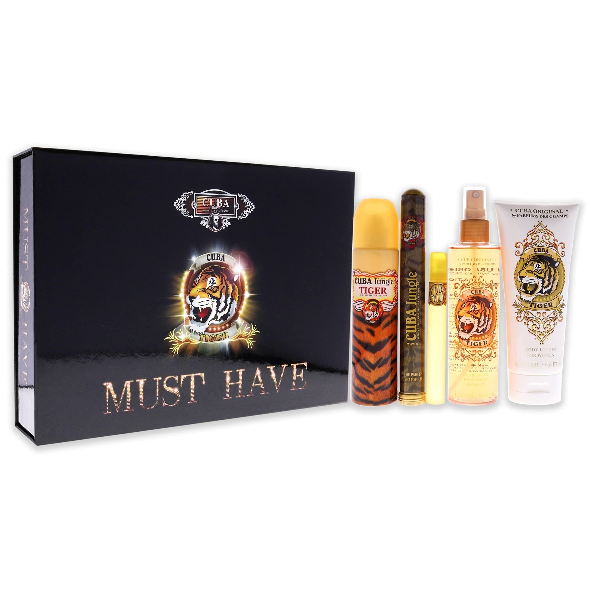 Cuba Must Have Tiger para Mujer / SET - 100 mL Eau de Parfum Spray