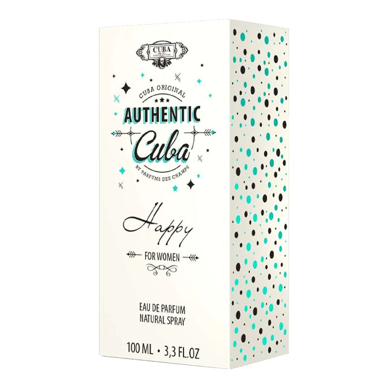 Cuba Authentic Happy para Mujer / 100 mL Eau de Parfum Spray