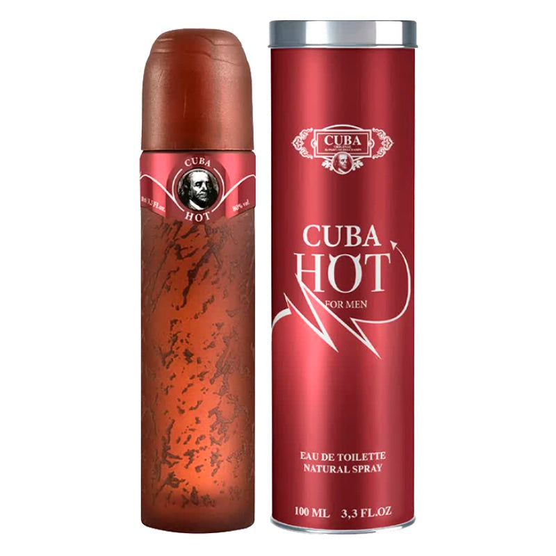 Cuba Hot para hombre / 100 ml Eau De Toilette Spray