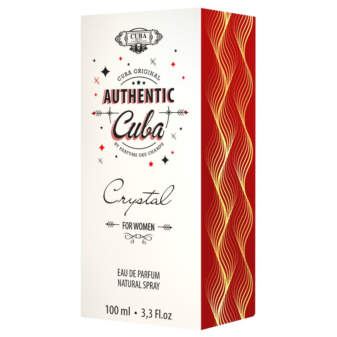 Cuba Authentic Crystal para Mujer / 100 mL Eau de Parfum Spray