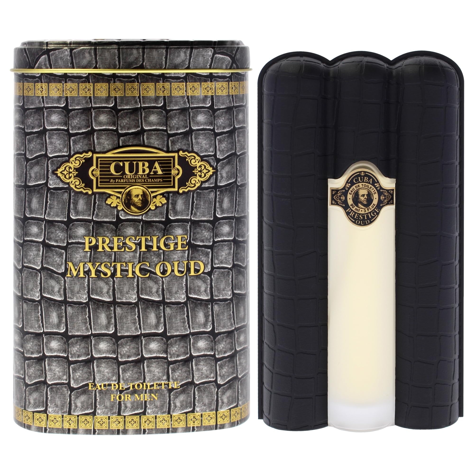 Cuba Prestige Mystic Oud para Hombre / 90 mL Eau de Toilette Spray