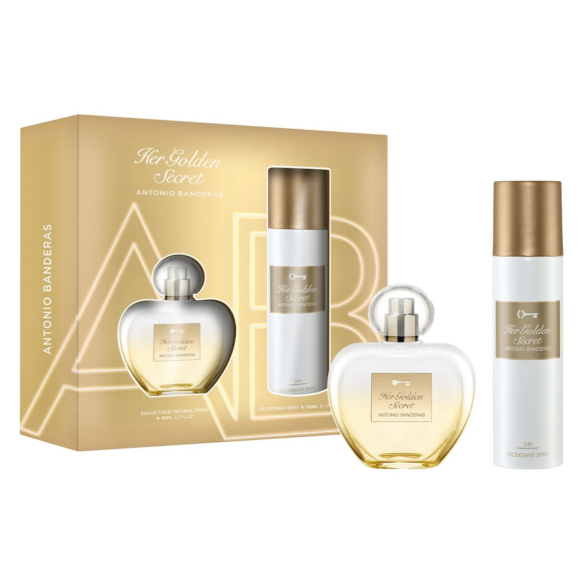 Her Golden Secret para mujer / SET - 80 ml Eau De Toilette Spray