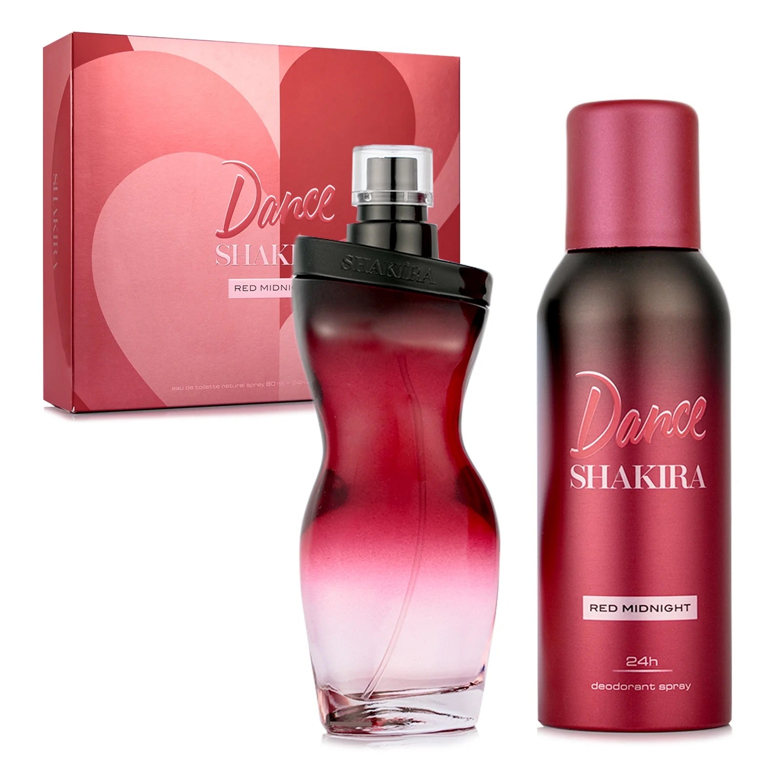 Dance Red Midnight para mujer / SET - 80 ml Eau De Toilette Spray