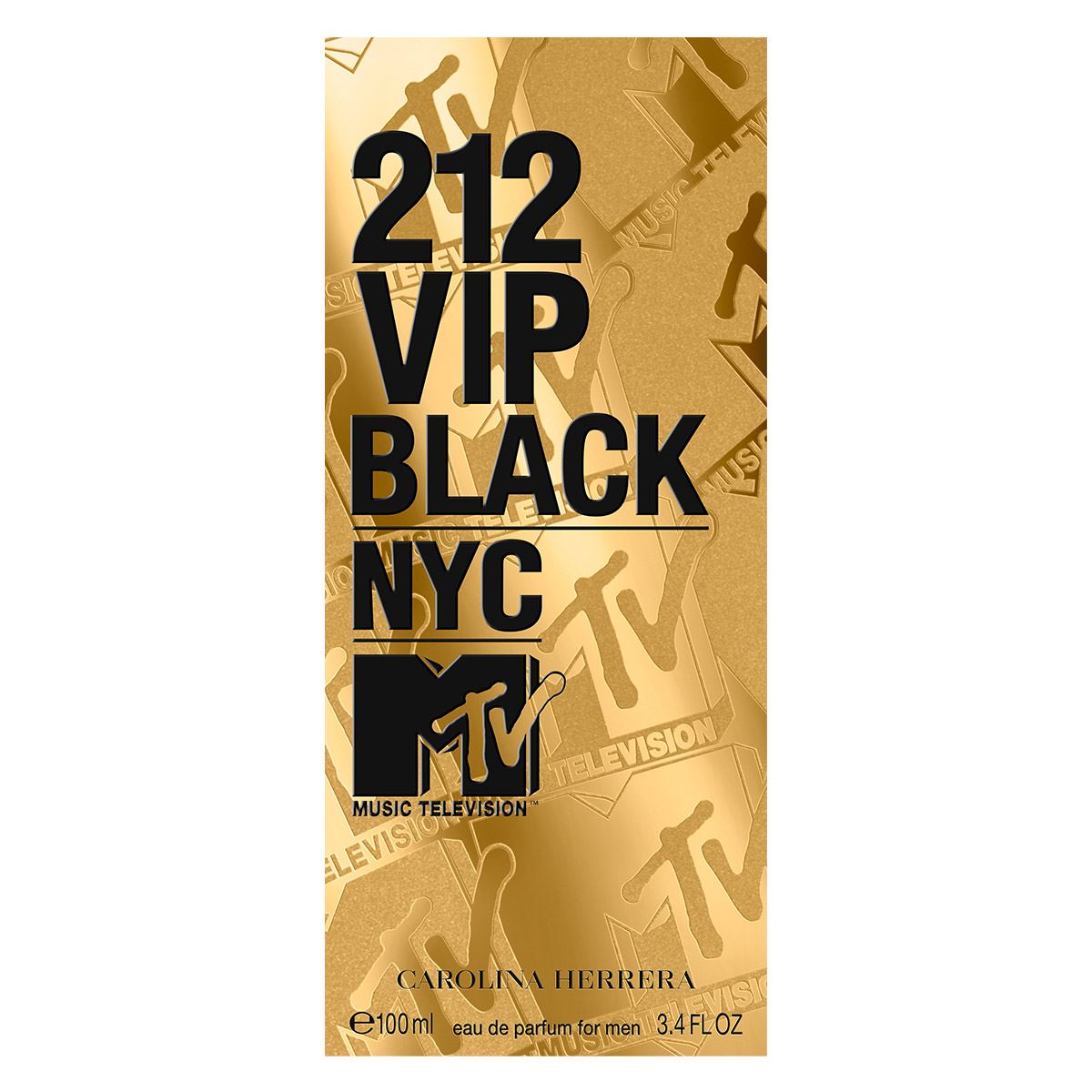212 VIP Black MTV para hombre / 100 ml Eau De Parfum Spray