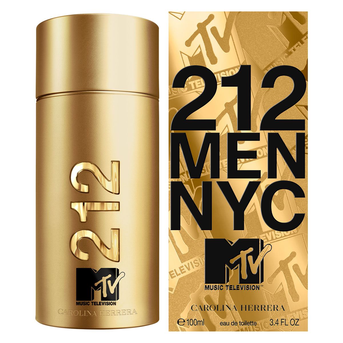 212 Men MTV para hombre / 100 ml Eau De Toilette Spray