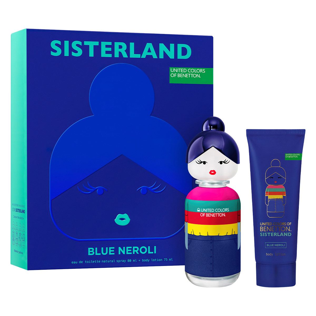 Sisterland Blue Neroli para mujer / SET - 80 ml Eau De Toilette Spray