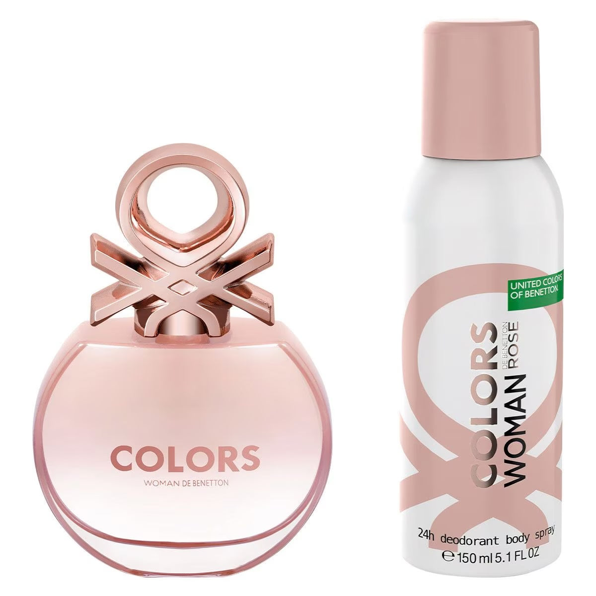 Colors Woman Rose para mujer / SET - 80 ml Eau De Toilette Spray