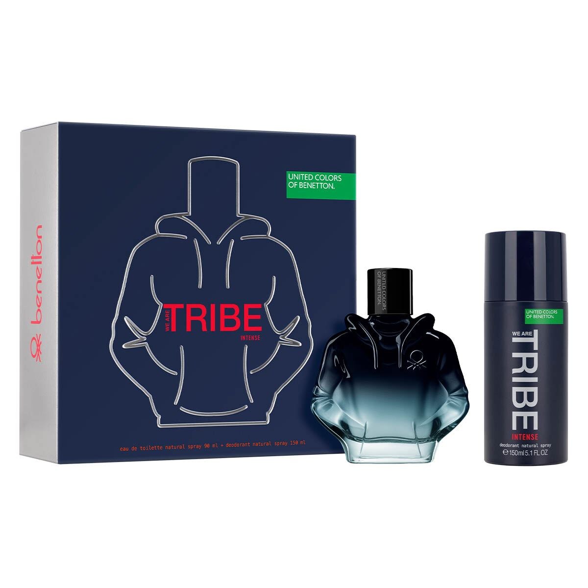 We Are Tribe Intense para hombre / SET - 90 ml Eau De Parfum Spray