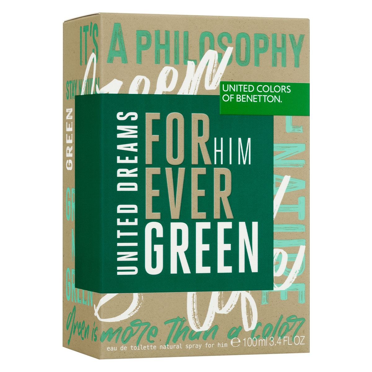 United Dreams Forever Green para Hombre / 100 mL Eau de Toilette Spray
