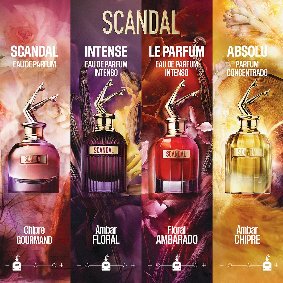 Scandal Intense para Mujer / 80 mL Eau De Parfum Intense Spray