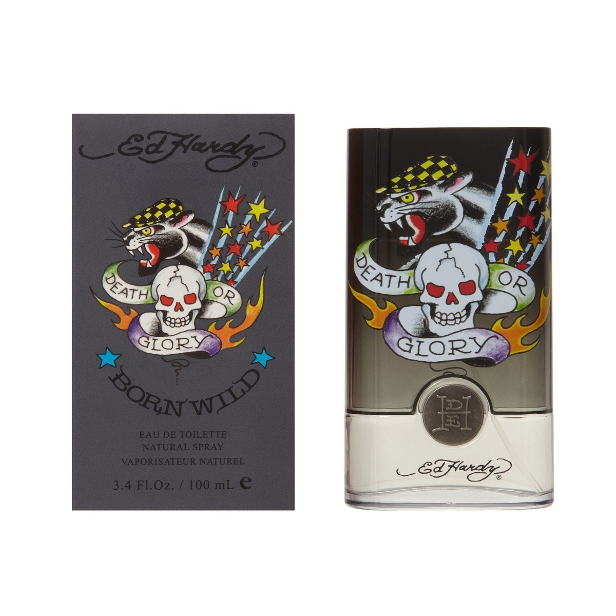 CHRISTIAN AUDIGIER - Ed Hardy Born Wild para hombre / 100 ml Eau De Toilette Spray
