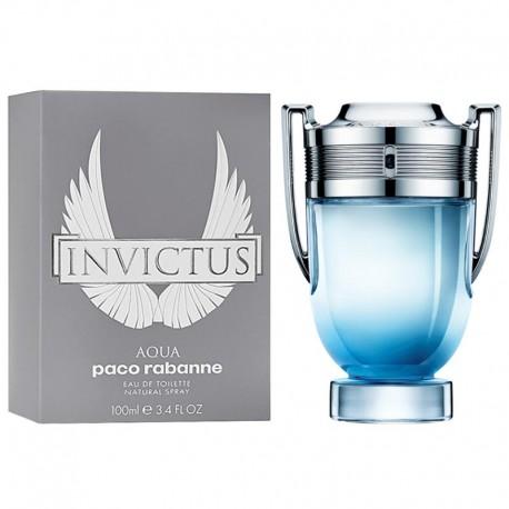 PACO RABANNE - Invictus Aqua para hombre / 100 ml Eau De Toilette Spray