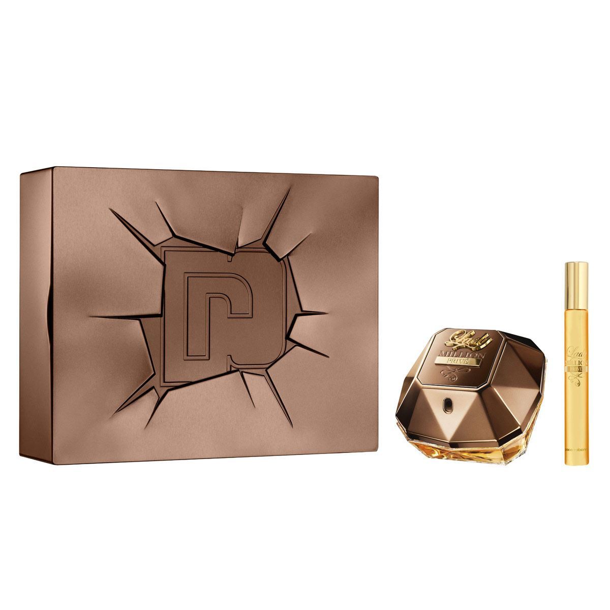 PACO RABANNE - Lady Million Prive para mujer / SET - 80 ml Eau De Parfum Spray + 1 Regalo