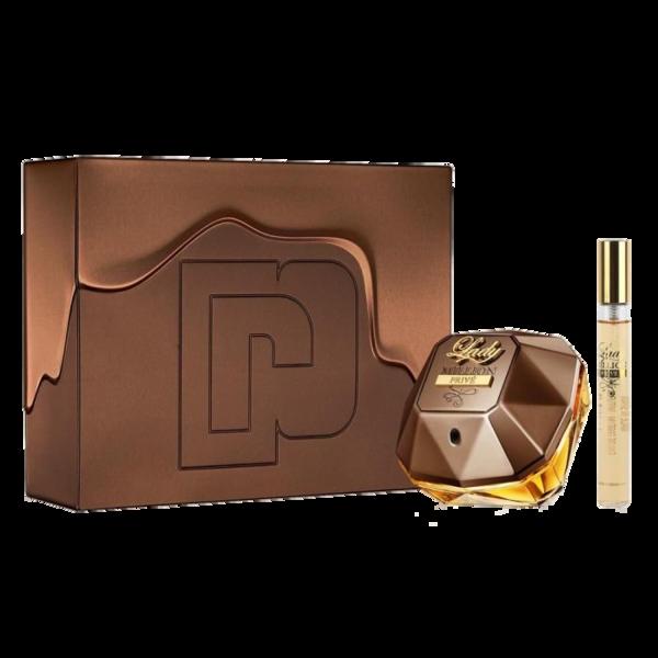 PACO RABANNE - Lady Million Prive para mujer / SET - 80 ml Eau De Parfum Spray + 10 ml Travel mini EDP