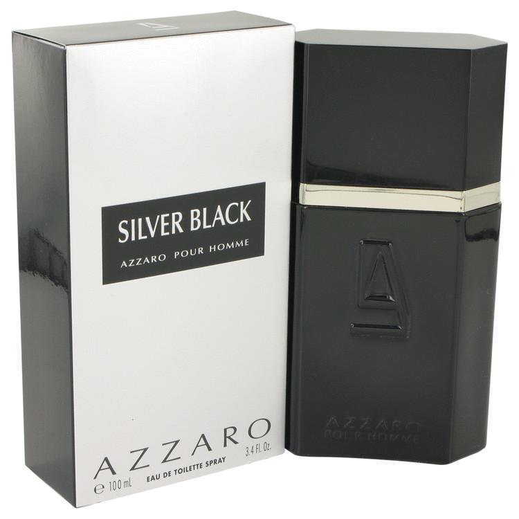 Azzaro Pour Homme Silver Black para hombre / 100 ml Eau De Toilette Spray