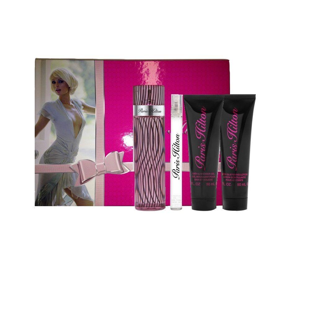 PARIS HILTON - Paris Hilton para mujer / SET - 100 ml Eau De Parfum Spray + 3 Regalos