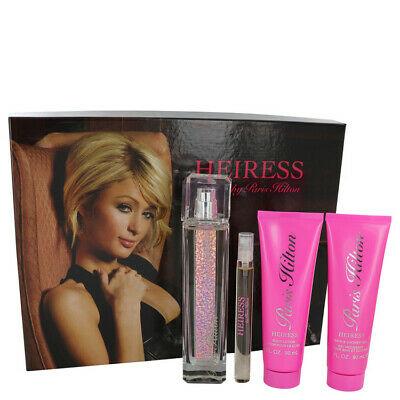 PARIS HILTON - Heiress para mujer / SET - 100 ml Eau De Parfum Spray + 90 ml Crema Perfumada + 90 ml Gel de baño + 10 ml EDP