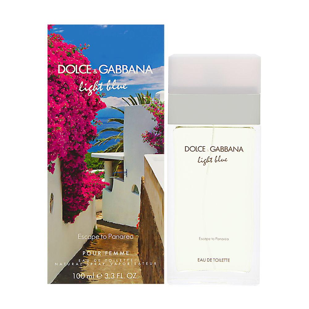 DOLCE & GABBANA - Light Blue Escape to Panarea para mujer / 100 ml Eau De Toilette Spray