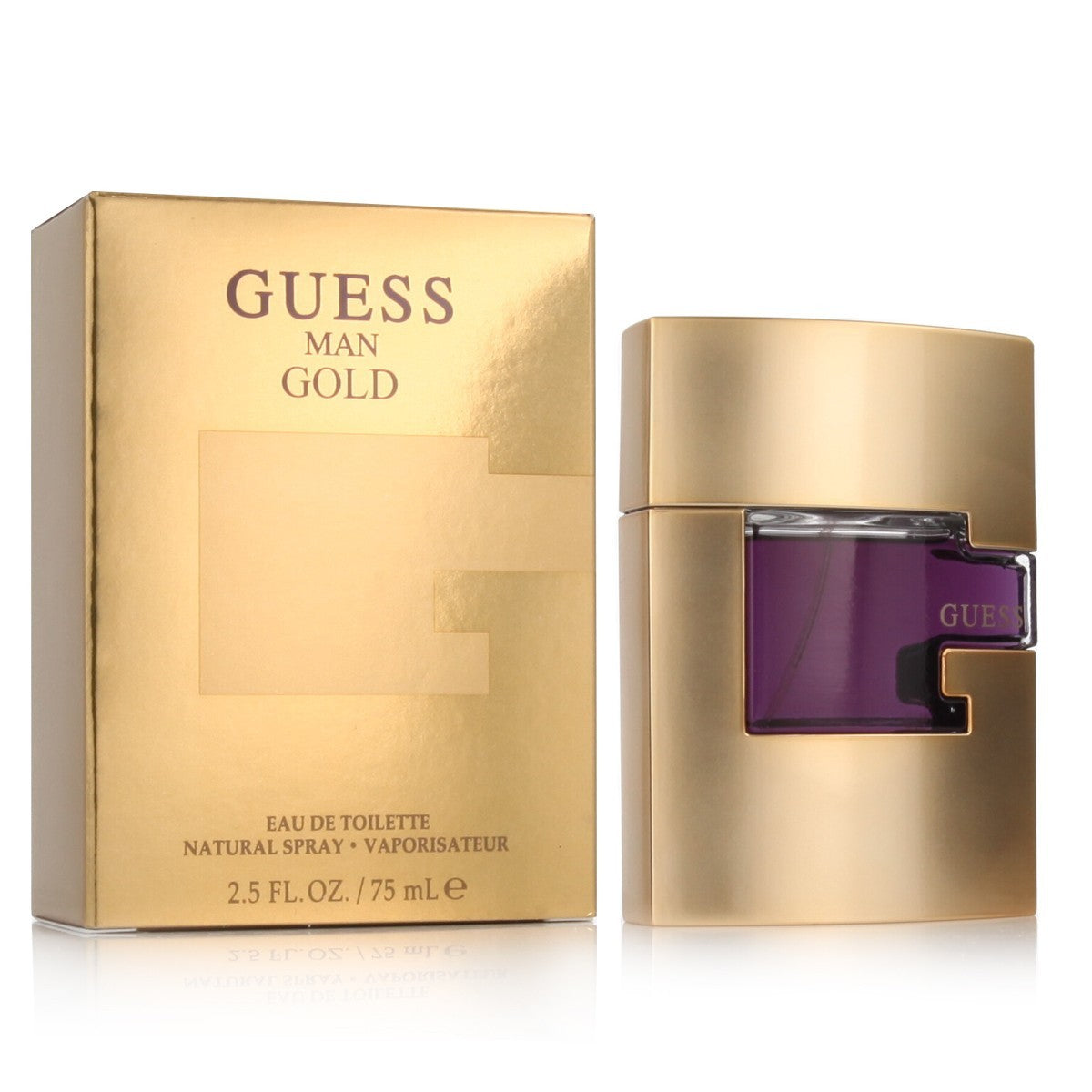 Guess Man Gold para Hombre / 75 mL Eau de Toilette Spray