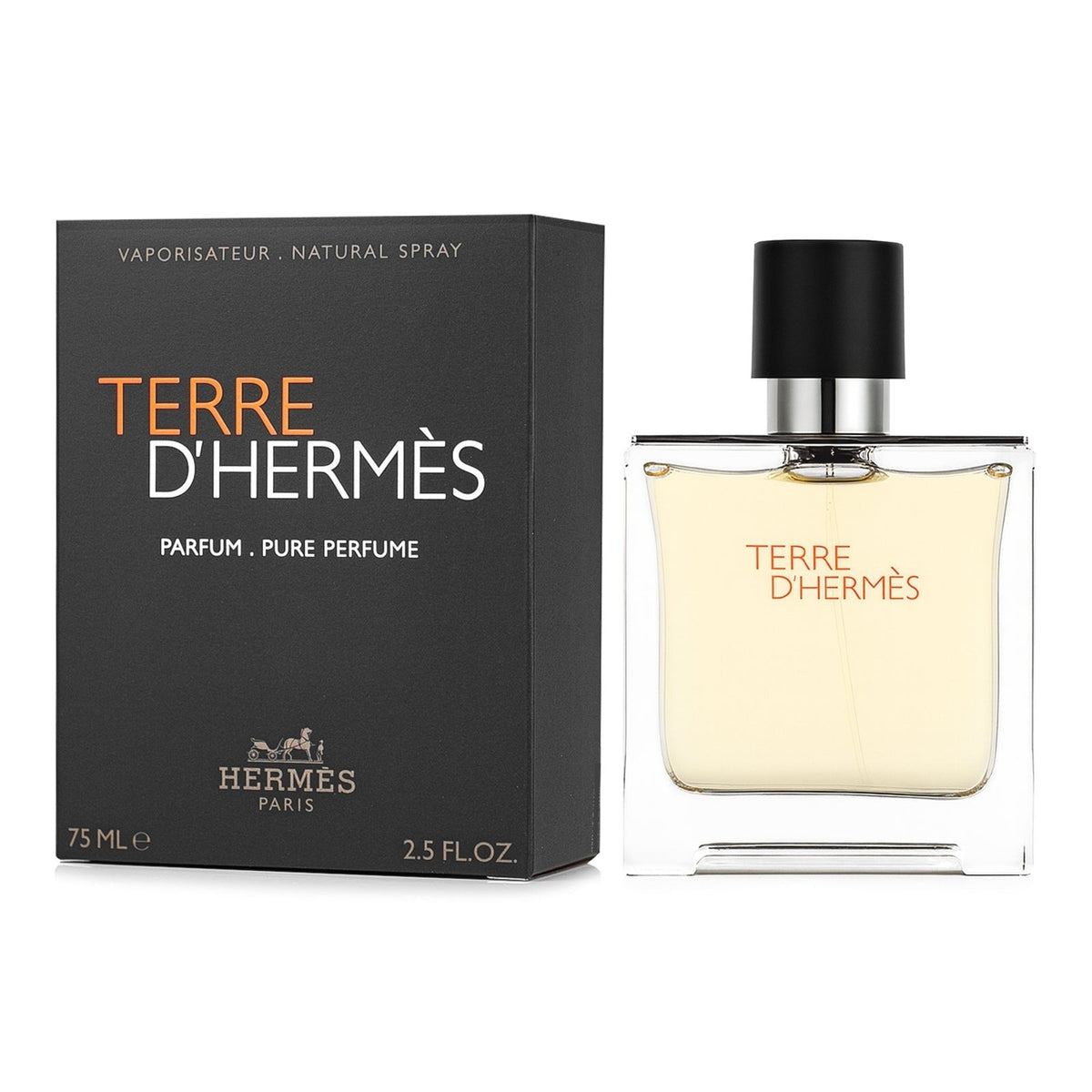 Terre d'Hermes Parfum para Hombre / 75 mL Parfum Spray