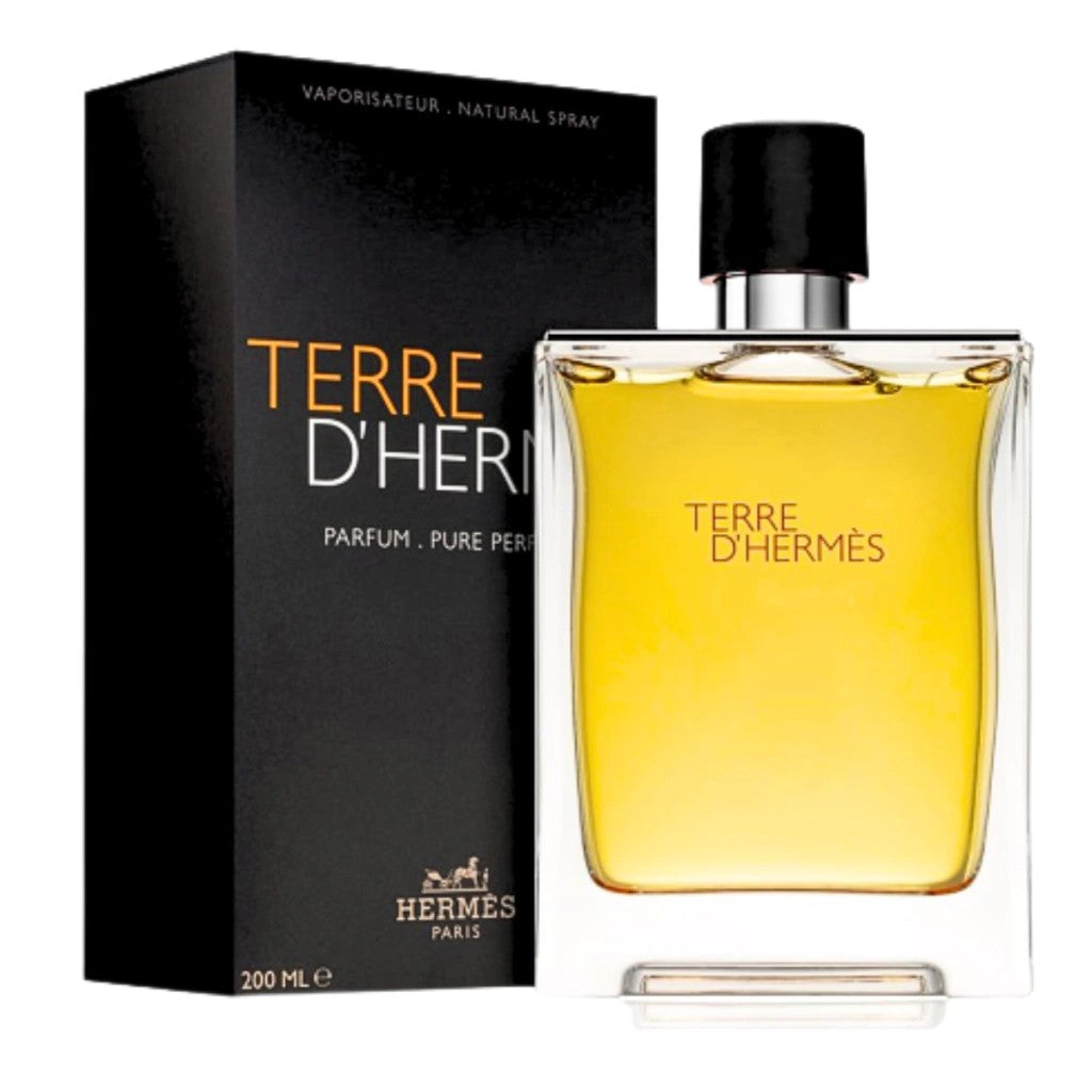 Terre d'Hermes Parfum para Hombre / 200 mL Parfum Spray