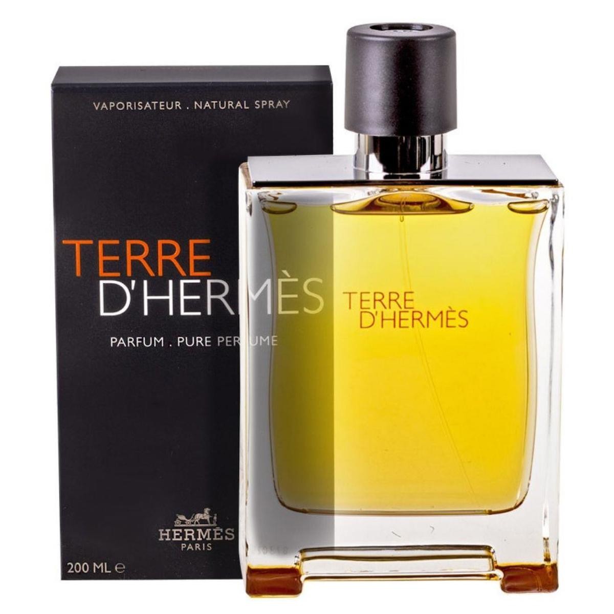 Terre d'Hermes Parfum para Hombre / 200 mL Parfum Spray