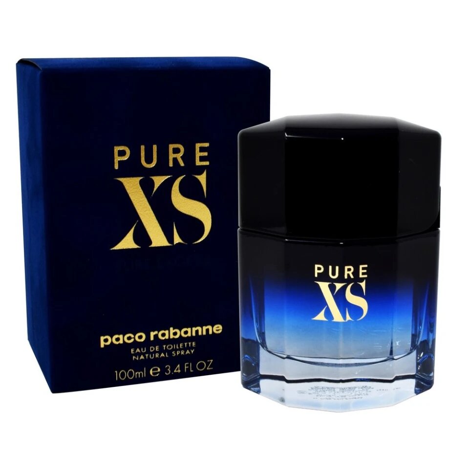 PACO RABANNE - Pure XS para hombre / 100 ml Eau De Toilette Spray