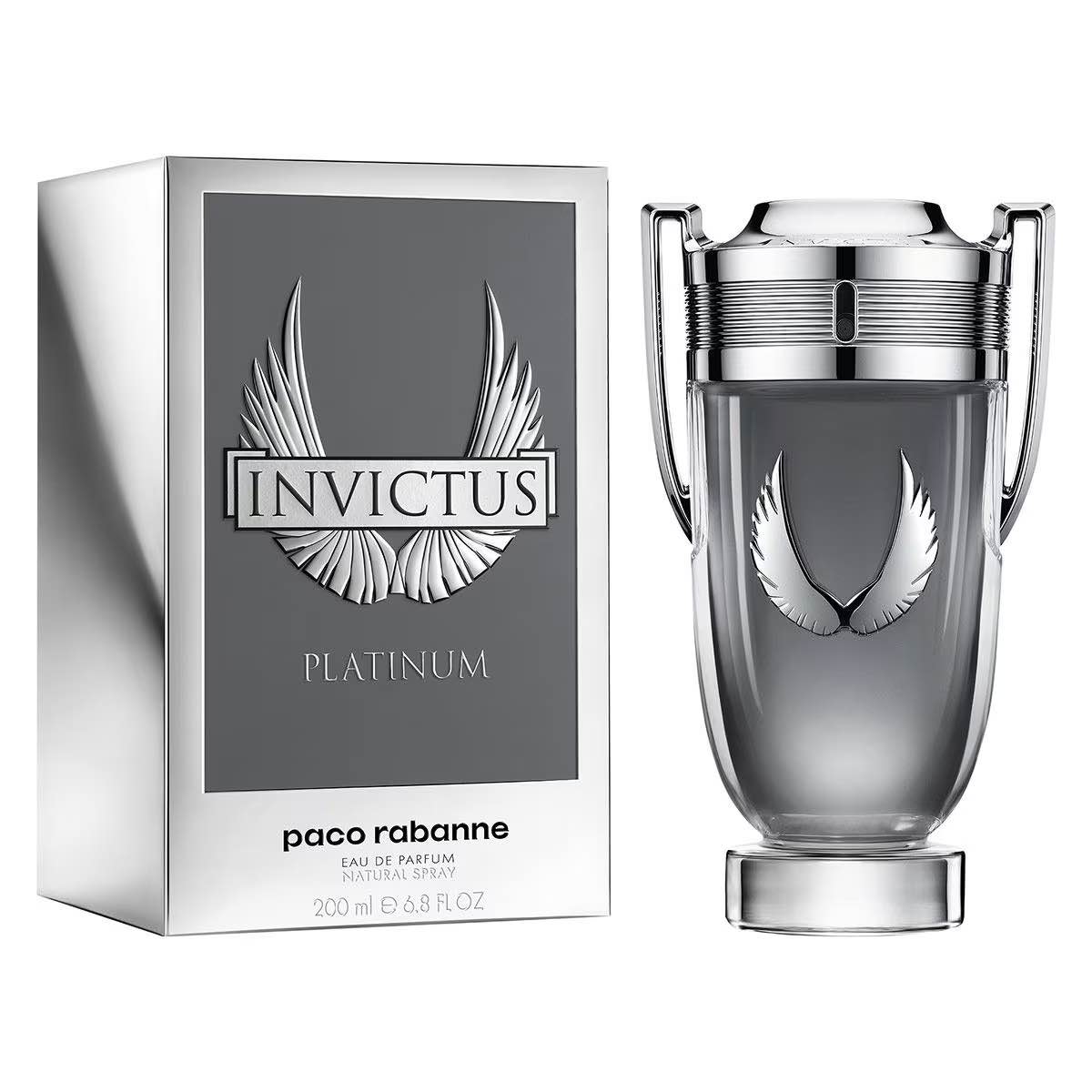 Invictus Platinum para hombre / 200 ml Eau De Parfum Spray
