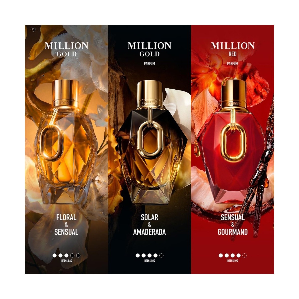 Million Gold Parfum para Mujer / 90 mL Parfum Spray