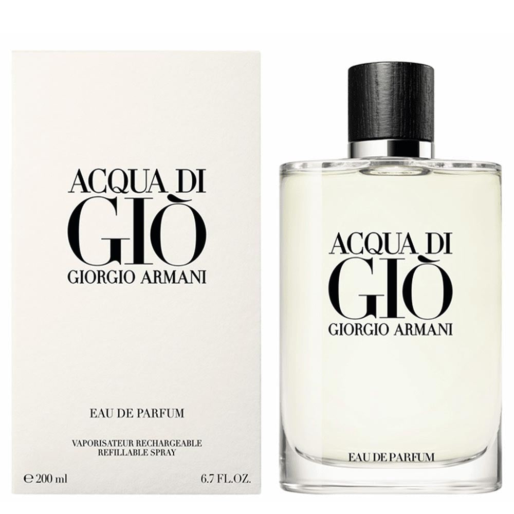Acqua di Giò para Hombre / 200 mL Eau de Toilette Spray RECARGABLE