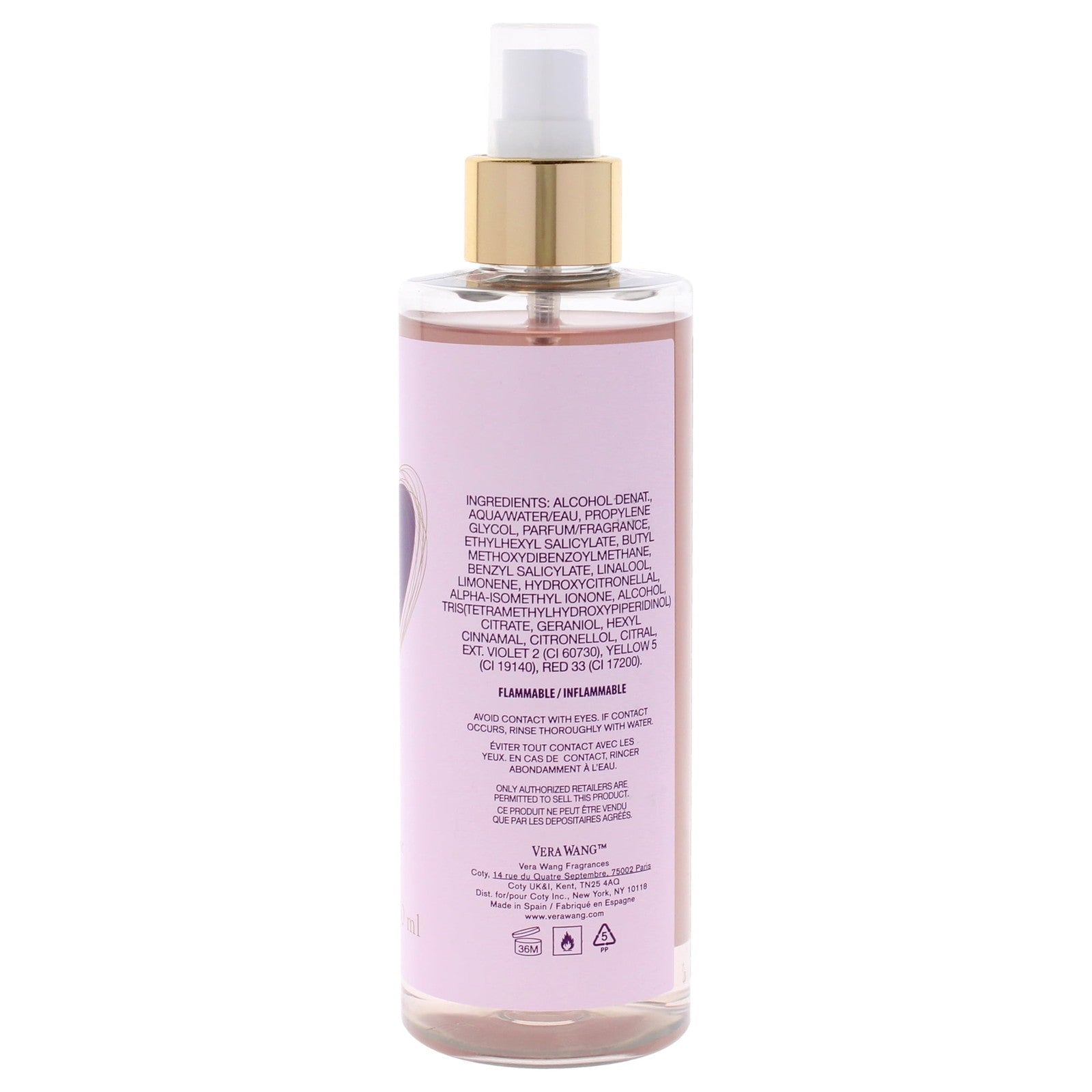Princess para Mujer / 250 mL Fragrance Mist Spray