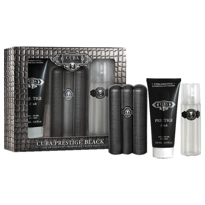 Cuba Prestige Black para Hombre / SET - 90 mL Eau de Toilette Spray