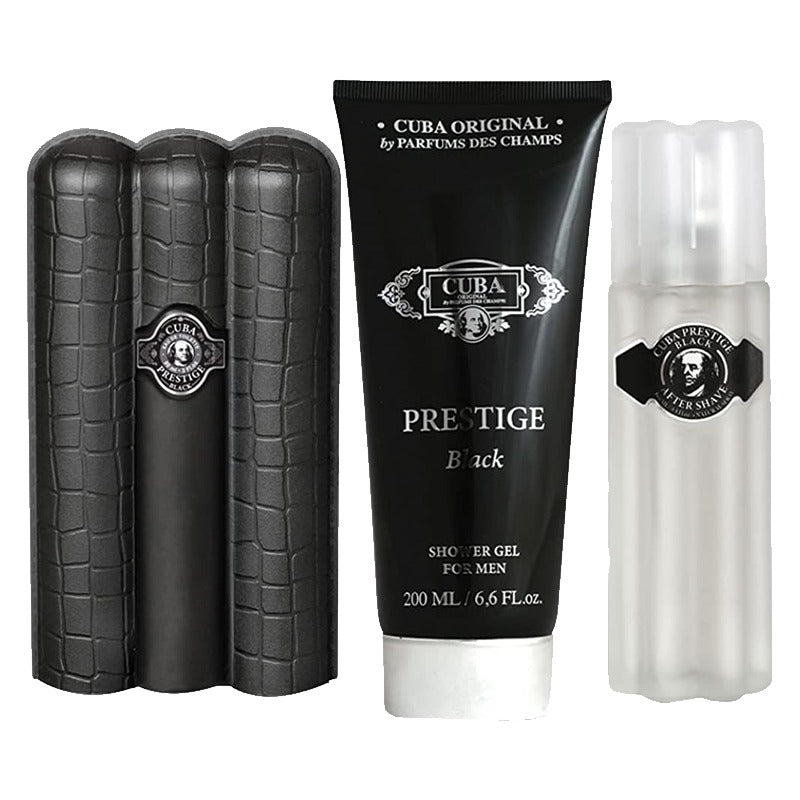 Cuba Prestige Black para Hombre / SET - 90 mL Eau de Toilette Spray