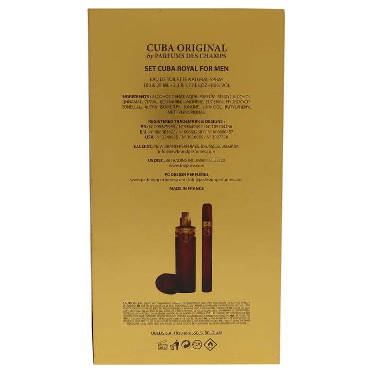 Cuba Royal para Hombre / SET - 100 mL Eau de Toilette Spray