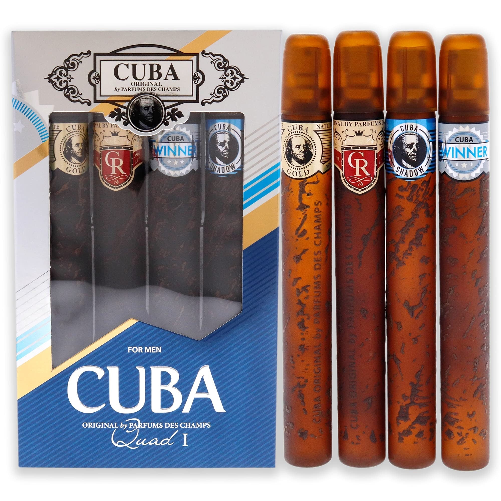 Cuba Quad I para Hombre / SET - 4 x 35 mL Eau de Toilette Spray