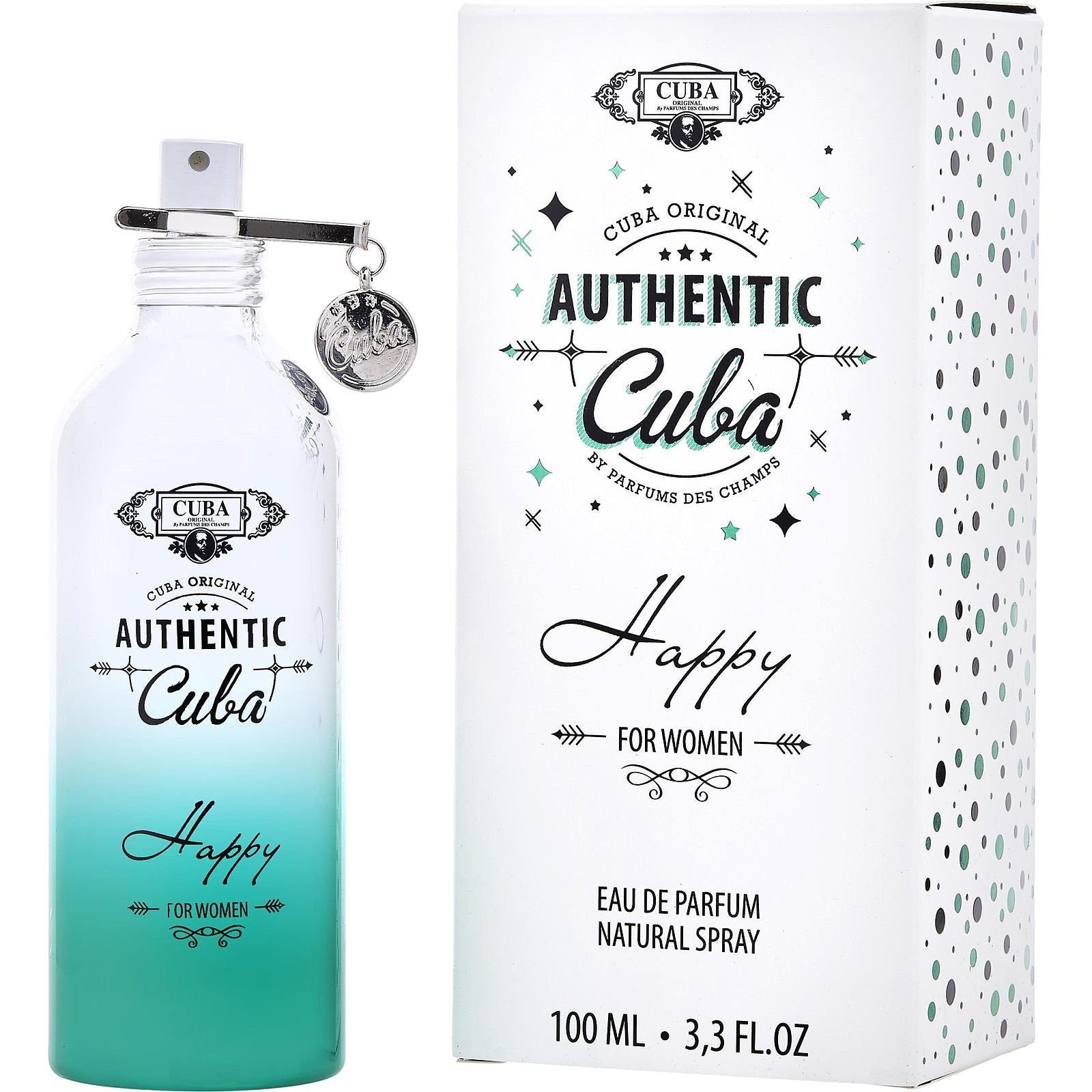 Cuba Authentic Happy para Mujer / 100 mL Eau de Parfum Spray