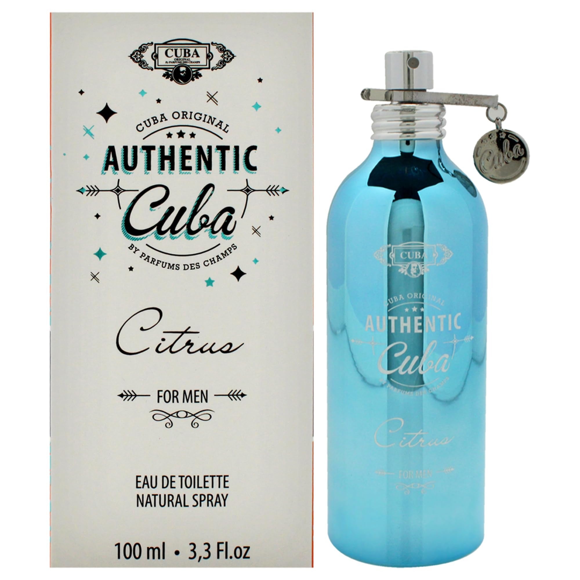 Cuba Authentic Citrus para Hombre / 100 mL Eau de Toilette Spray