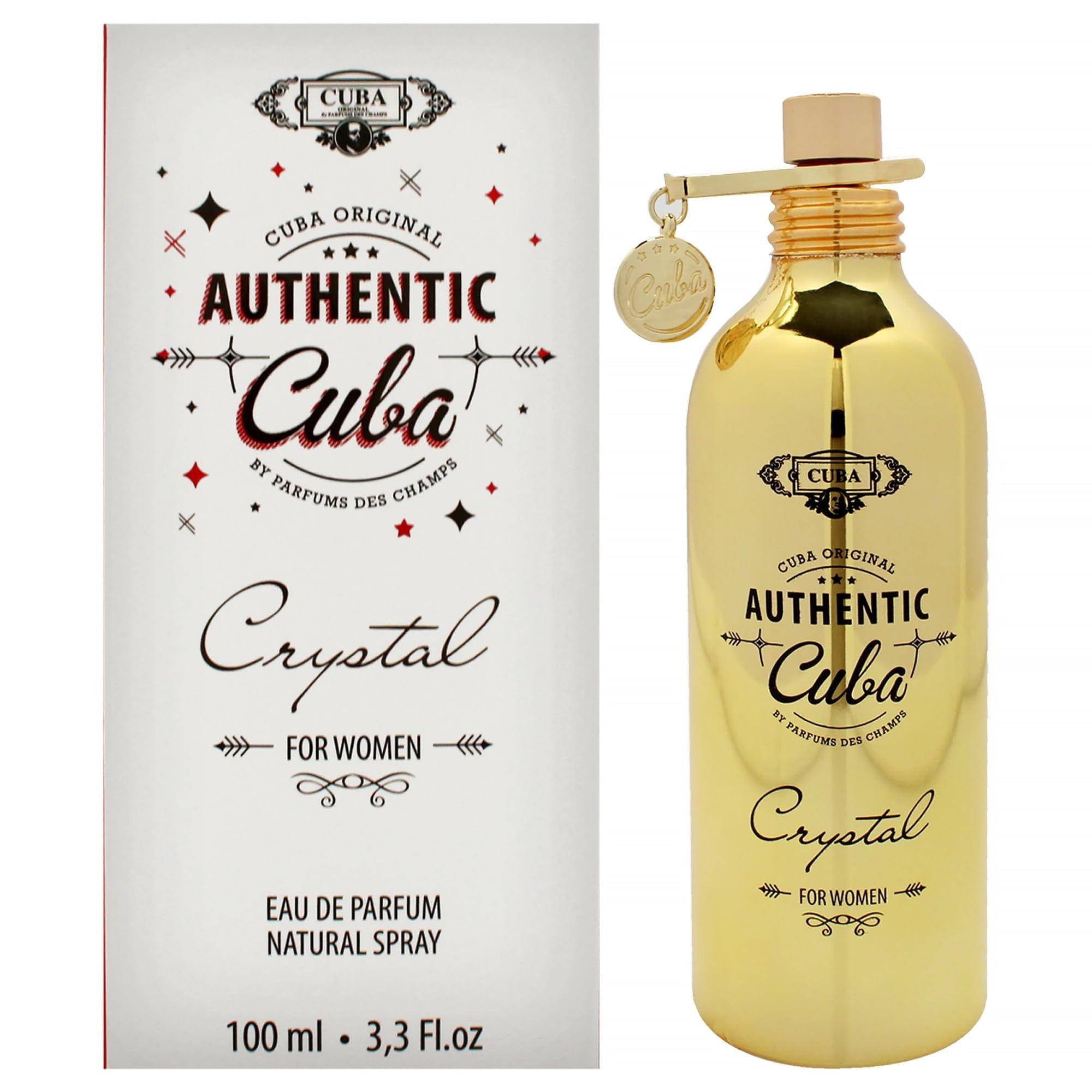 Cuba Authentic Crystal para Mujer / 100 mL Eau de Parfum Spray