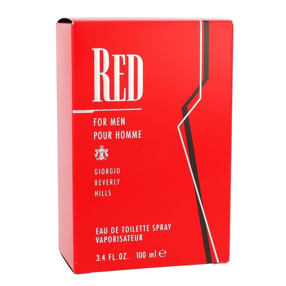 Red for Men para Hombre / 100 mL Eau de Toilette Spray