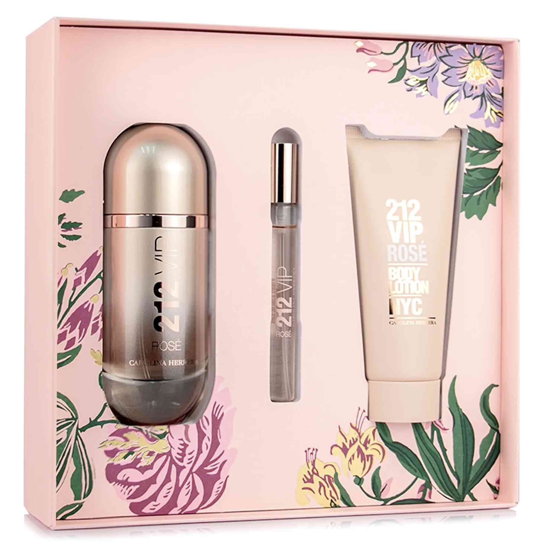 212 Vip Rosé para mujer / SET - 80 ml Eau De Parfum Spray